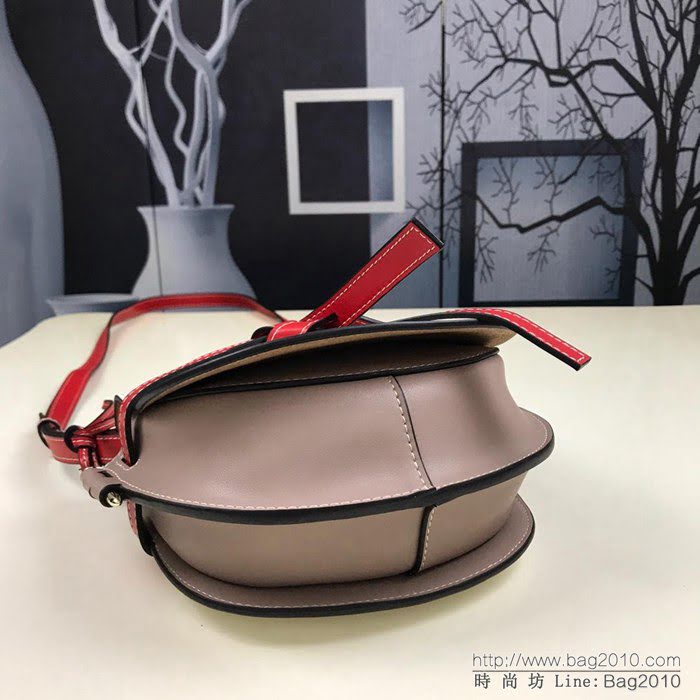 LOEWE羅意威 2018年新款 蝴蝶結包包 原單品質 爆款 06802 Gate Bag馬鞍包 斜挎包  jdl1055